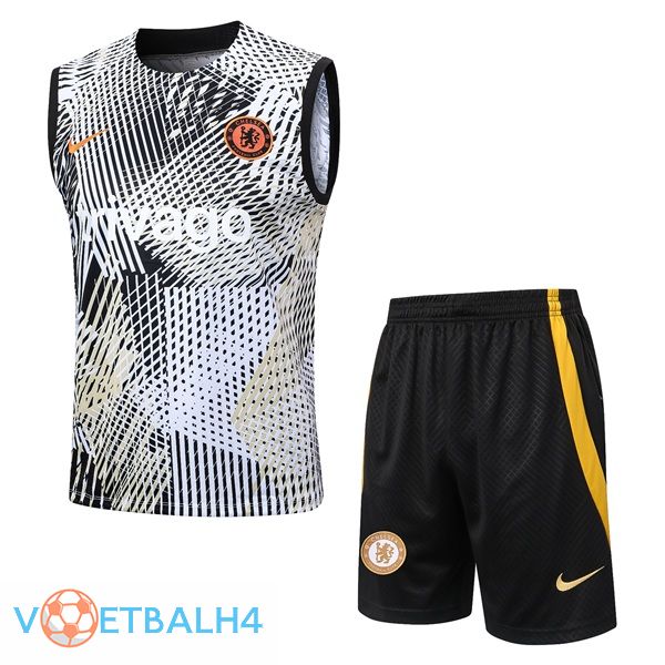 FC Chelsea voetbal Vest + korte broek zwart wit 2023/2024