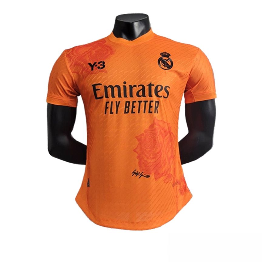 Real Madrid voetbal jersey Y3 oranje Speciale editie 2024/2025