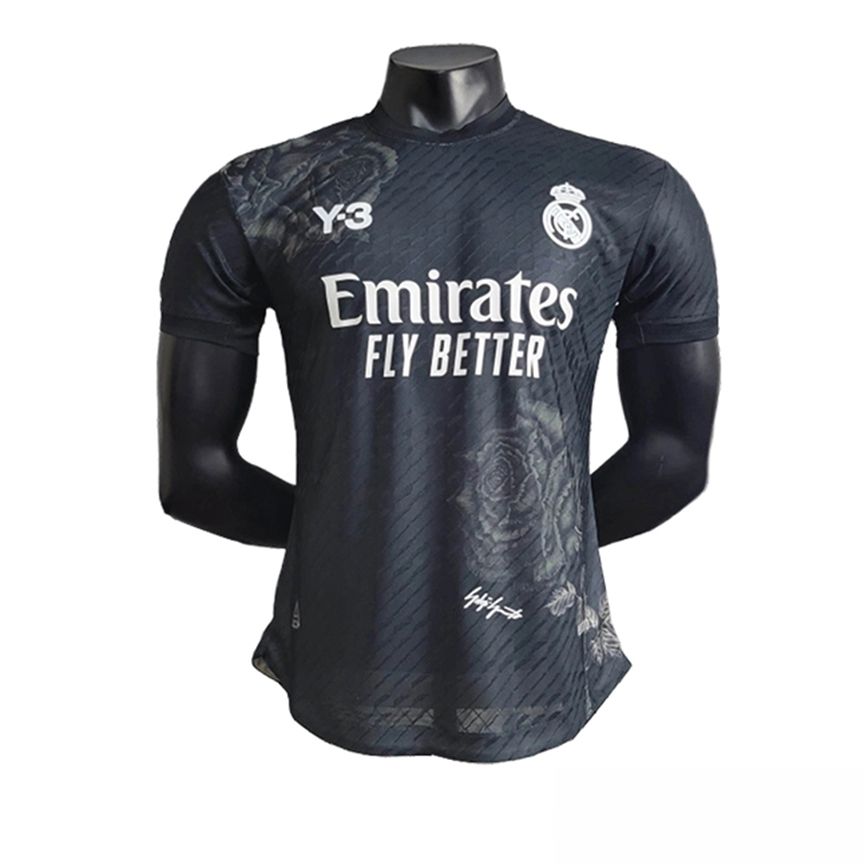 Real Madrid voetbal jersey Y3 zwart Speciale editie 2024/2025