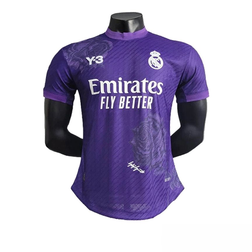 Real Madrid voetbal jersey Y3 paars Speciale editie 2024/2025