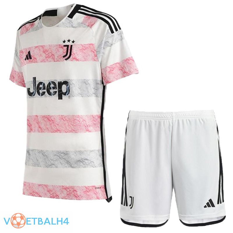 Juventus voetbal jersey uit + korte broek 2023/2024