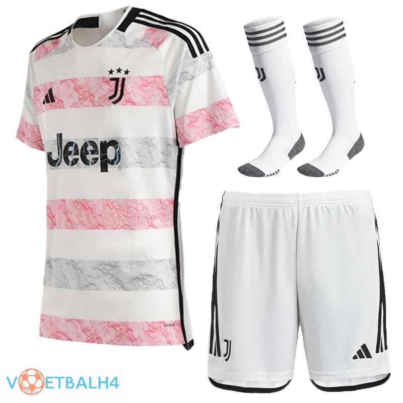 Juventus voetbal jersey uit (korte broek + sok) 2023/2024