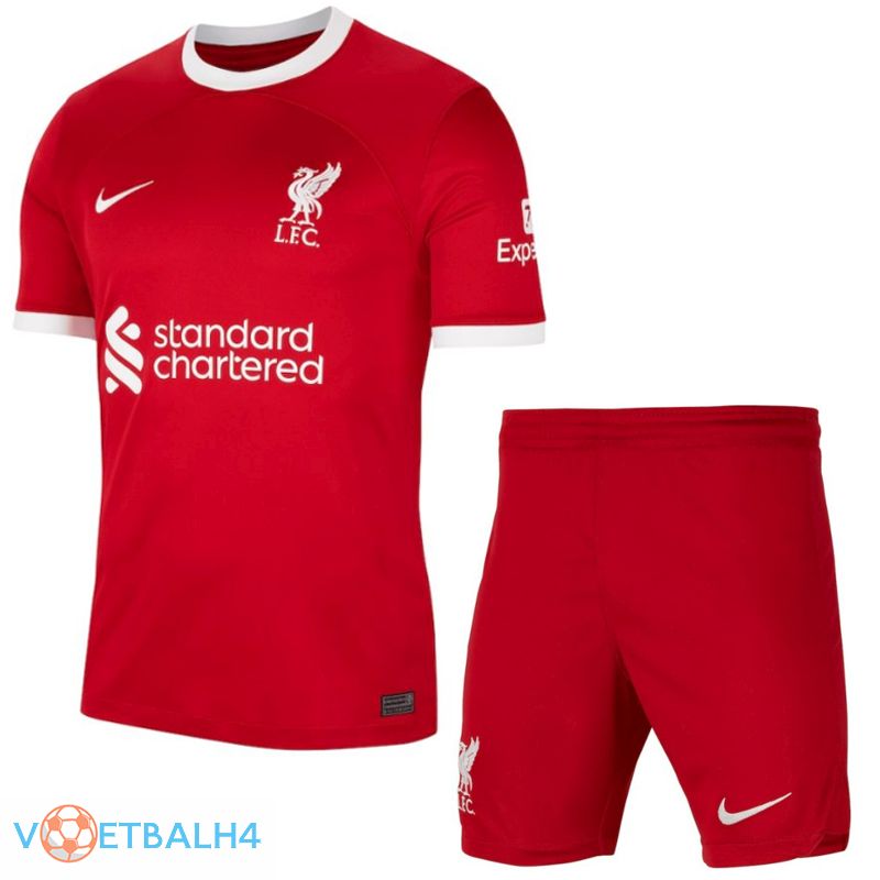 FC Liverpool voetbal jersey thuis + korte broek 2023/2024