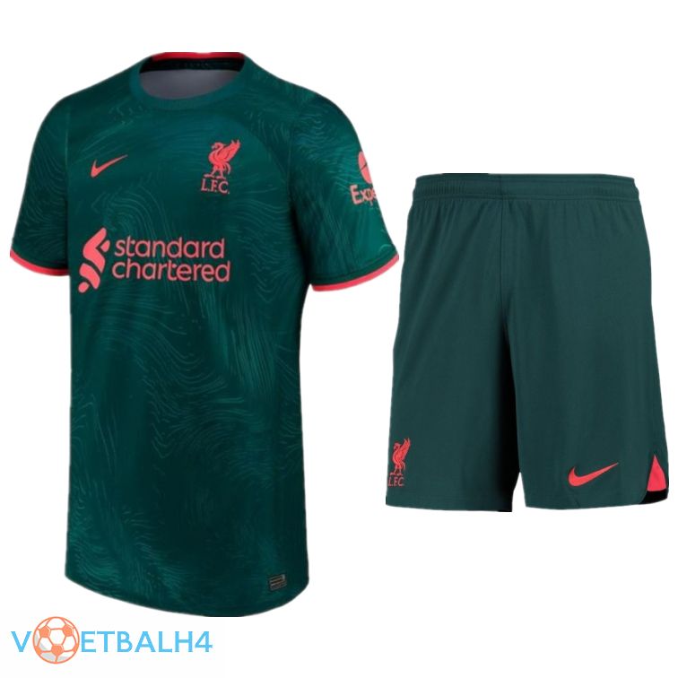 FC Liverpool voetbal jersey derde + korte broek 2022/2023